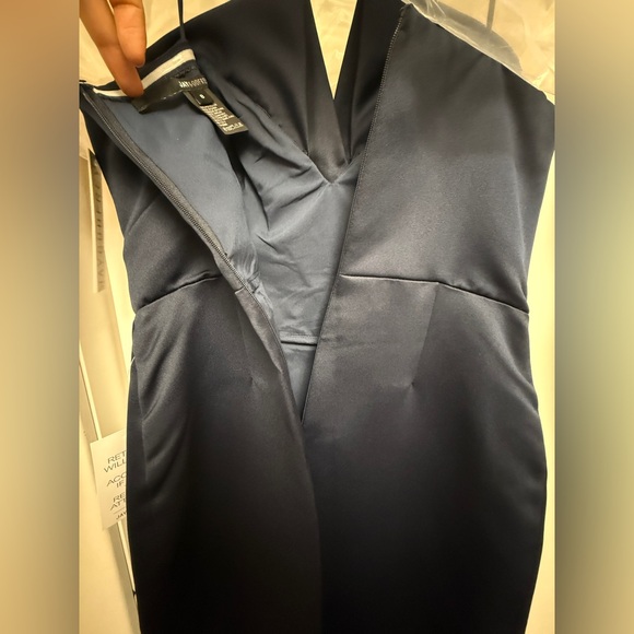 JAYGODFREY Midnight Blue Navy Strapless Dress Szie 8 - Picture 14 of 14